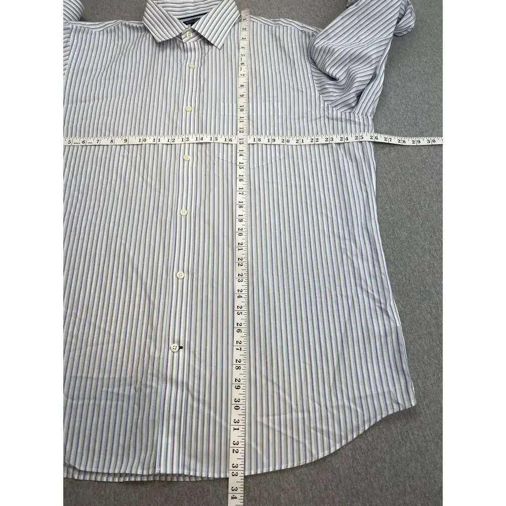 Banana Republic Shirt Mens XL Striped 100% Cotton Classic Fit Button Up